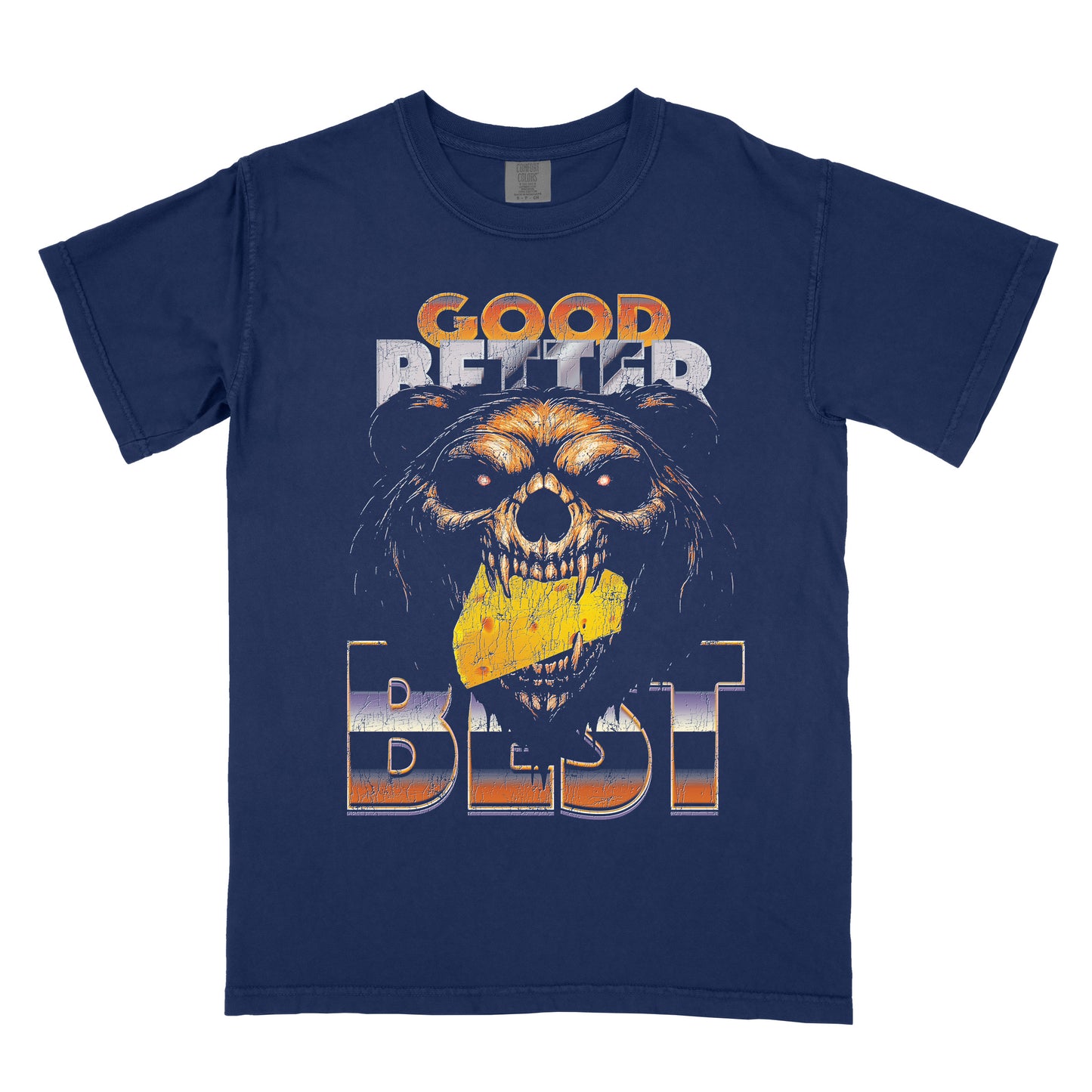 Chicago Bears Good Better Best Angry Bear Cheese T-Shirt