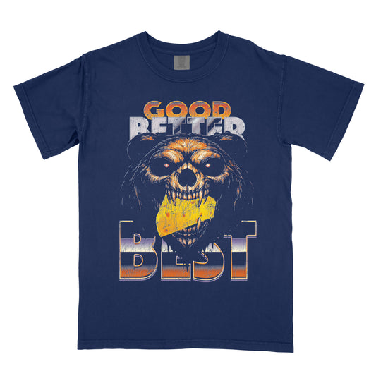 Chicago Bears Good Better Best Angry Bear Cheese T-Shirt