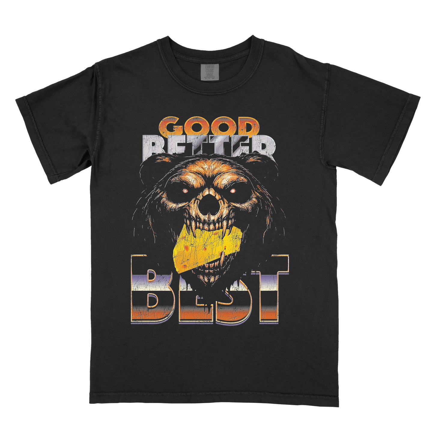 Chicago Bears Good Better Best Angry Bear Cheese T-Shirt